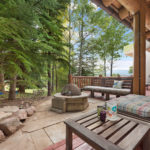 Backyard with views to Vail and Beaver Creek